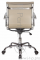 Кресло руководителя Бюрократ CH-993-Low/gold низкая спинка золотистый сетка крестовина хром