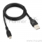 Кабель Cablexpert Кабель USB 2.0 Pro, AM/microBM 5P, 1м, экран, черный, пакет (CCP-mUSB2-AMBM-1M)