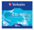 Диск CD-R 700МБ 52x Verbatim 43415, Slim (10шт./уп.)