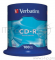 Диск CD-R 700МБ 52x Verbatim 43411, пласт.коробка, на шпинделе (100шт./уп.)