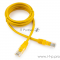 Патч-корд медный UTP Cablexpert PP10-1.5M/Y кат.5e, 1.5м, литой, многожильный (жёлтый)