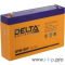 батареи Delta DTM 607 (7 Ач, 6В) свинцово- кислотный аккумулятор  