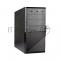 Корпус Exegate EX284021RUS Minitower BA-201 Black, mATX, <AA500, 80mm>, 2*USB, Audio