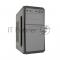 Корпус Exegate EX284024RUS Minitower BA-202 Black, mATX, <AA400, 80mm>, 2*USB, Audio