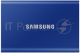Твердотельный накопитель Samsung SSD 2TB T7 Touch, USB Type-C, R/W 1000/1050MB/s, Blue