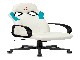 Кресло игровое Бюрократ ZOMBIE RUNNER белый/голубой искусственная кожа крестовина пластик
