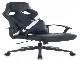 Кресло игровое Бюрократ Zombie DRIVER черный/белый искусственная кожа с подголов. крестовина пластик