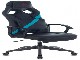 Кресло игровое Бюрократ Zombie DRIVER черный/голубой искусственная кожа с подголов. крестовина пластик