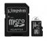 Карта памяти Kingston 8GB microSDHC Industrial C10 A1 pSLC Card + SD Adapter