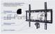 Кронштейн Kromax IDEAL-3 Black, для LED/LCD/ TV 22-65 , max 50 кг, настенный, 0 ст свободы, от стены 20 мм, max VESA 400x400 мм, тонкий профиль 