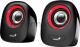 Колонки, PC speakers Genius SP-Q160,RED,USB, 2.0, Power Output 6W, Sensitivity: 80 Db, 3.5 mm jack. , цвет красный
