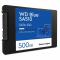 Накопитель WD SSD Blue SA510, 500GB, 2.5 7mm, SATA3, R/W 560/510MB/s, IOPs 90 000/82 000, TBW 200, DWPD 0.2 (12 мес.)