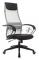 Кресло руководителя Бюрократ CH-607 светло-серый TW-02 сиденье черный сетка/ткань с подголов. крестовина пластик