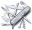 Нож перочинный Victorinox Huntsman (1.3713.T7) 91мм 15функций серебристый полупрозрачный карт.коробка