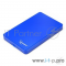Контейнер Gembird EE2-U2S-40P-B для 2.5 SATA HDD, синий (USB2.0)