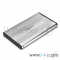 Контейнер Gembird EE2-U2S-5-S для 2.5 SATA HDD, алюминиевый, серебр. (USB2.0)