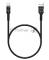 Дата-кабель Maxvi MC-33L USB-Lightning 2.4А, прозрачный корпус, LED подсветка, 1м, black