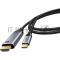 Bion Кабель USB Type-C - HDMI (M/M), 4K@60Hz, металлический корпус, 2 м