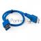 Кабель USB 3.0 ExeGate EX-CC-USB3-AMmicroBM9P-0.3 (Am/microBm 9P, 0,3м)