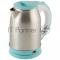 Чайник Energy E-202 (1,8 л, диск) стальной бело-голубой