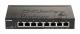 Настраиваемый L2 коммутатор D-Link DGS-1100-08PV2/A4A с 8 портами 10/100/1000Base-T (8 портов PoE 802.3af/at, PoE-бюджет 64 Вт)