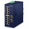 Коммутатор PLANET IGS-1820TF IP30 Industrial 16-Port 10/100/1000T + 2-Port 1000X SFP Gigabit Ethernet Switch (-40~75 degrees C, dual 12~48V DC/24V AC)