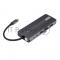 USB-концентратор HIPER Docking station USB-C HUB 11in1 (1*USB-C 100W PD, 1*HDMI 4K@60Hz, 2*DP 4K@60Hz, 2*USB-A 3.0 (5Gbps data), 1*USB-C 3.0 (5Gbps data), 1*microSD, 1*SD, 1*3.5мм audio, 1*RJ45 GB)