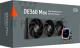 Система охлаждения/ Water Cooling System PCCooler DE360 MAX BK (300W, 360mm, Black, ARGB Pump, Fans: 3x120mm, 66CFM, 34.3dBA, 2200RPM/ Pump height 54mm, 15dBA, 2600RPM, Rad thickness 27mm/ S: 1851, 1700, 1200, 115X, AM5, AM4, AM3)