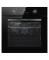 Духовой шкаф Kuppersberg HO 606 P Black, High-Tech, 78 л, поворотное управление, утапливаемые переключатели, дисплей, таймер, 6 режимов, макс. температура 310 градусов, телескопические направляющие (на 1 уровень), цвет черный, цвет фурнитуры черный