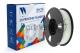 Филамент NV PRINT TPU Silk White для 3D печати  белый диаметр 1.75мм  длина 330 метров  масса 1 кг