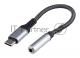 Кабель-переходник AUX Cablexpert CCA-UC3.5F-AL Type-C(M)/Jack3.5(F), алюминий+нейлон.оплётка, 0.15м, пакет