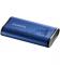 Твердотельный накопитель ADATA External SSD SE880, 500GB, USB 3.2 Gen2 Type-C, up to R/W 2000/2000 MB/s, 64.8x35x12.5mm, Blue (5 лет)
