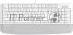 Клавиатура A4Tech Fstyler FK20 белый USB Multimedia (подставка для запястий) (FK20) кабель 1.5м