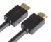 Кабель GCR 1.0m HDMI 1.4, 30/30 AWG, позолоченные контакты, FullHD, Ethernet 10.2 Гбит/с, 3D, 4Kx2K, экран