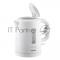 Чайник электрический Blackton Bt KT031P White. Мощность: 1100 Вт / Объем: 1 л / Механическое управление / Автоотключение при недостаточном количестве воды и закипании / Индикация работы / Вращающийся корпус на 360 / Материал корпуса: пластик / Длина