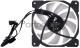 Вентилятор для корпуса 1STPLAYER F7R Black F7R-BK 120mm, 600-1800rpm, 56.34CFM, 36.99dBa, BULK