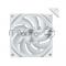 Вентилятор для корпуса Eurocase EU-FN120ARGB_12 WH YH1225 White,120 ARGB fan 3pin+AURA 5V3pin female and male connector with brown box,3pcs in big bro