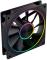 Вентилятор для корпуса Eurocase EU-FN120ARGB2002_8+18 BL YF12023 Black,120 ARGB fan 3pin+AURA 5V3pin female and male connector with brown box,3pcs in