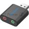 Внешняя звуковая карта Vention USB Черная
