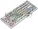 Клавиатура A4Tech MS76 белый USB Multimedia for gamer LED