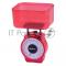 Весы кухонные механические HOMESTAR HS-3004М, 002795 красный, макс.нагрузка 1кг (в уп. 40 шт)