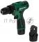 Дрель-шуруповерт Ovk Tools OTCS3AA-12V-1.5A 12Вт аккум. патрон:быстрозажимной (кейс в комплекте)