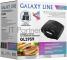Сэндвич-тостер Galaxy Line GL 2959, черный, со съемными пластинами, 800 Вт