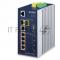 Коммутатор PLANET IP30 Industrial L2+/L4 4-Port 60W 1000T Ultra PoE+ 1-Port 1000T + 2-port 100/1000X SFP Full Managed Switch (-40 to 75 C, dual redundant power input on 48~56VDC terminal block, DIDO, ERPS Ring Supported, 1588)