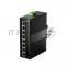 Промышленный коммутатор 8-Port Aluminum Industrial Switch, 1000Mbps 8-Port RJ45, Din-rail design, Power supply: DC 9.6~57V work temperature:-40 °C-75°C, Power Adapter Not Included