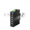 Промышленный коммутатор 5-Port 10/100M Aluminum Industrial Switch, 4 10/100M Ports, 1 10/100M Uplink Ports, Din-Rail& Wall mounts installation, Din-rail design, Power supply: DC 9.6~57V, work temperature:-40°C-75°C, Power Adapter Not Included