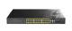 Коммутатор 24-Port 10/100/1000M PoE+ Switch 300W, 24-Port 10/100/1000M PoE+ ports(802.3at/af)+ 2 Uplink Gigabit ports + 2 Gigabit SFP/ETH Combo ports, Local Management via Web GUI, support STP/RSTP, 802.1ab LLDP, Loop Detection, QoS, VLAN, SNMP, IGMP