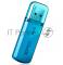 Флешка USB Silicon Power Helios 101 (SP016GBUF2101V1B), 16Gb, USB 2.0, Type-A, R/W 18/12, голубой