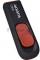 Флешка USB ADATA С008 (AC008-64G-RKD), 64Gb, USB 2.0, R/W 15/5, черный/красный