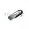 Флешка USB Sandisk 64Gb Cruzer Ultra Flair SDCZ73-064G-G46 USB 3.0 серебристый/черный
